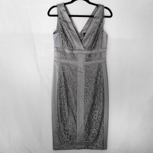 Semi- formal Gray lace JAX dress